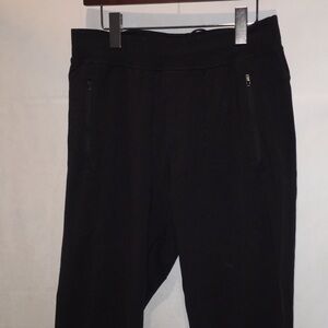 Lululemon Athletica Black Sweat Pants With Zipper Pockets | Size M